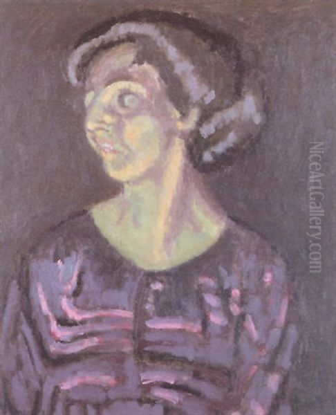 Venezia (portrait Of Therese Lessore) Oil Painting by Walter Sickert