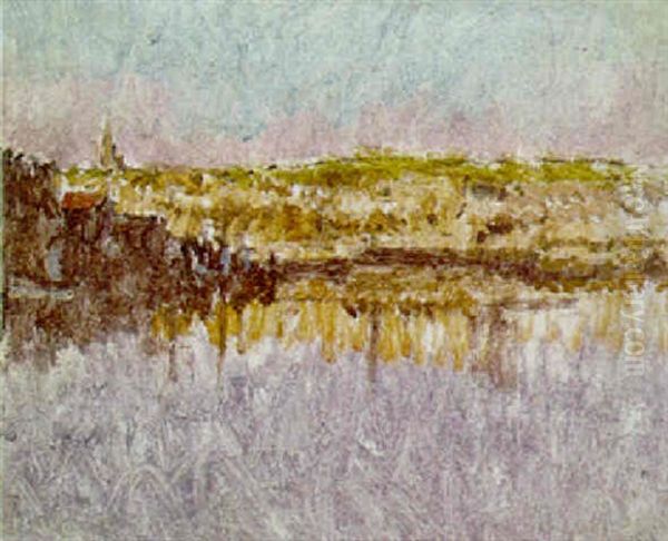 Near Dieppe Oil Painting by Walter Sickert