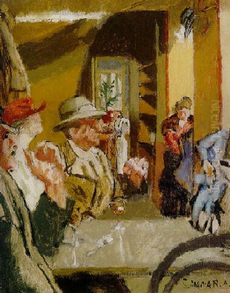 Vernet's, Dieppe Oil Painting by Walter Sickert