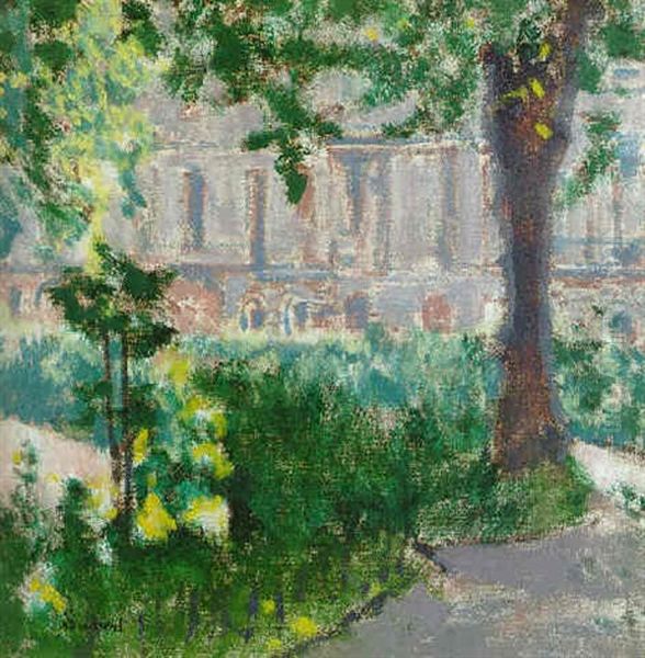 Fitzroy Square Oil Painting by Walter Sickert