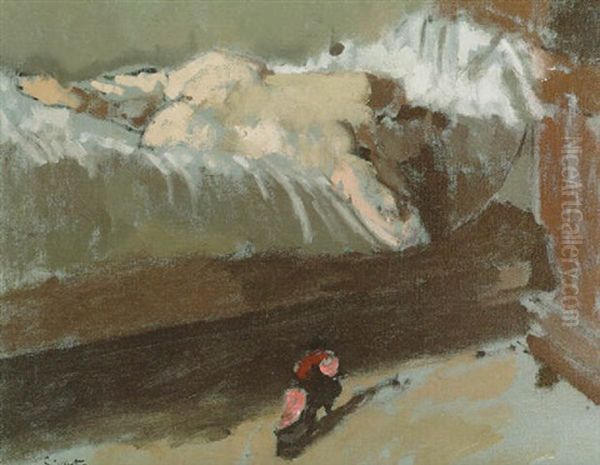 The Rose Shoe Oil Painting by Walter Sickert