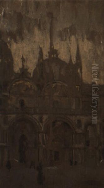 Facade Of St. Mark's, Venice by Walter Sickert