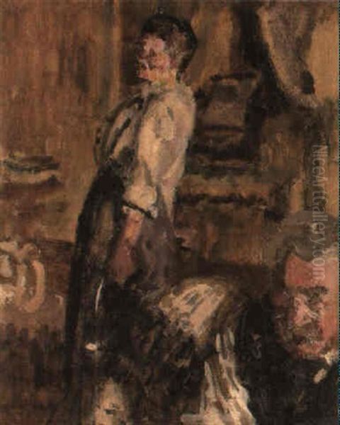 Sunday Afternoon Oil Painting by Walter Sickert