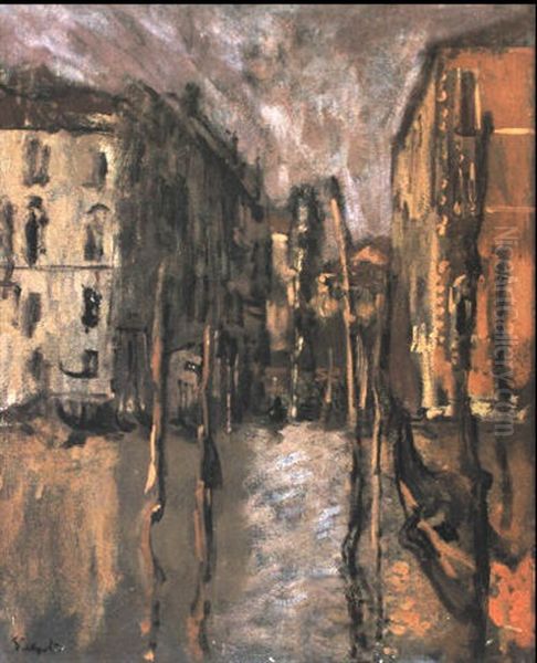 Il Traghetto, Venice Oil Painting by Walter Sickert