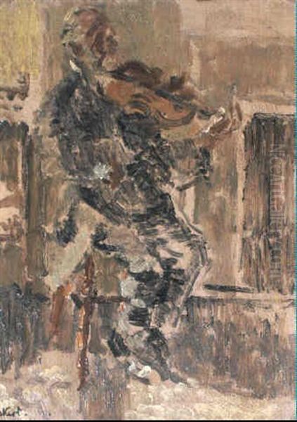 Old Heffel Of Rowton House Oil Painting by Walter Sickert