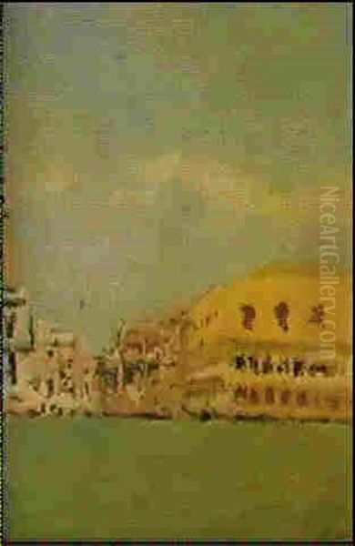 The Doge's Palace And The Campanile, Venice Oil Painting by Walter Sickert