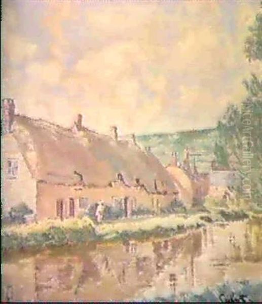 Bathampton Oil Painting by Walter Sickert