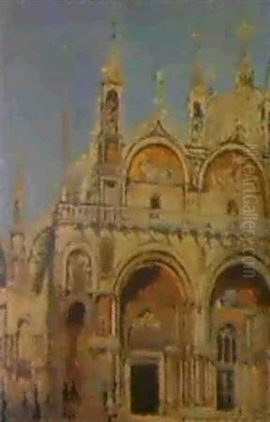 Cathedrale Saint Marc, Venise Oil Painting by Walter Sickert