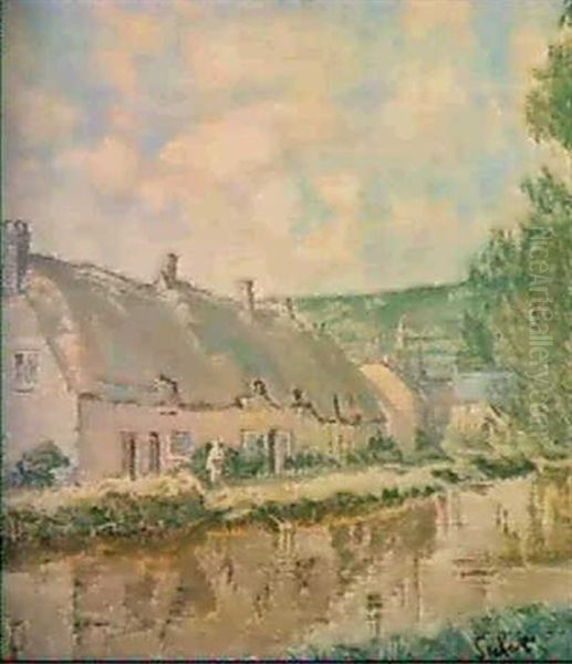 Bathampton                                                  (painted In 1939) Oil Painting by Walter Sickert