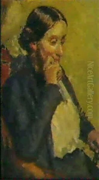 Portrait Of Miss Ison Oil Painting by Walter Sickert