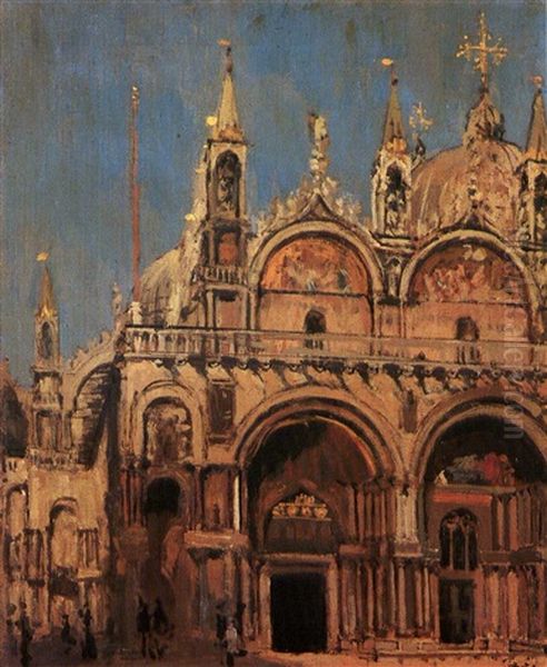 Cathedrale Saint Marc Venise Oil Painting by Walter Sickert