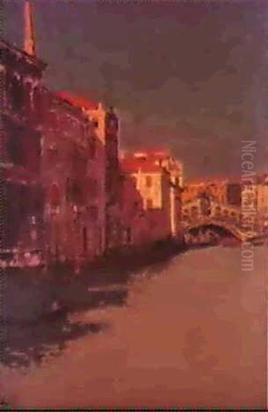 The Rialto Bridge, Venice Oil Painting by Walter Sickert