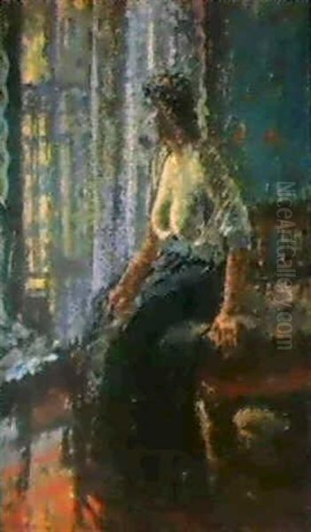 Seated Woman, Granby Street Oil Painting by Walter Sickert