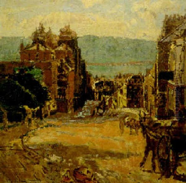 The Belvedere Or Beechen Cliff, Bath Oil Painting by Walter Sickert