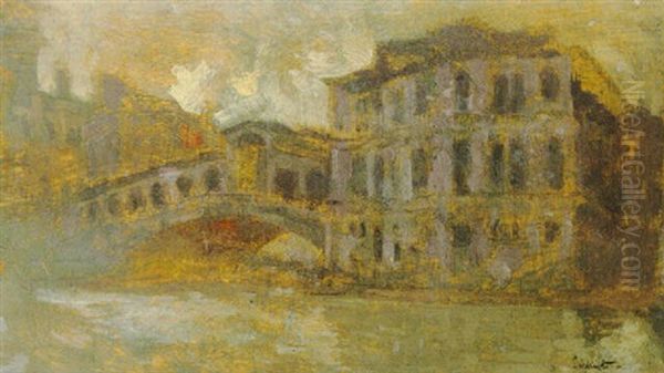 The Rialto Bridge Oil Painting by Walter Sickert