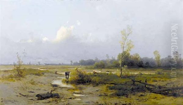 Weite Landschaft Oil Painting by Zygmunt Sidorowicz