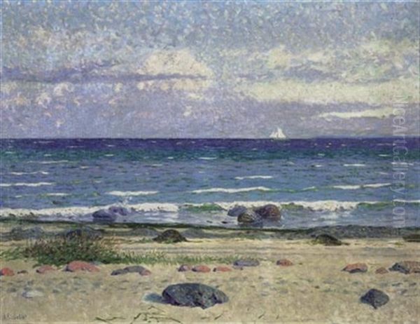 Kustenlandschaft Oil Painting by Arthur Siebelist