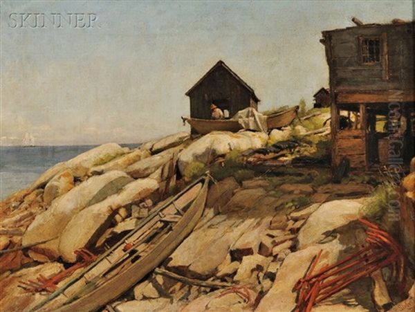 Folly Cove, Cape Ann, Massachusetts Oil Painting by Edward Selmar Siebert