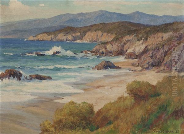 California Ocean View Oil Painting by Christian Siemer