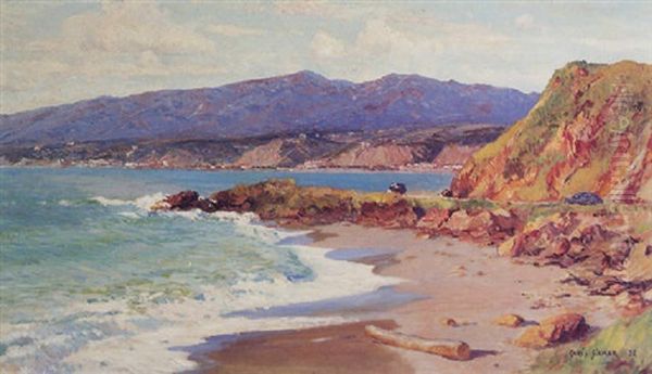 Malibu Oil Painting by Christian Siemer