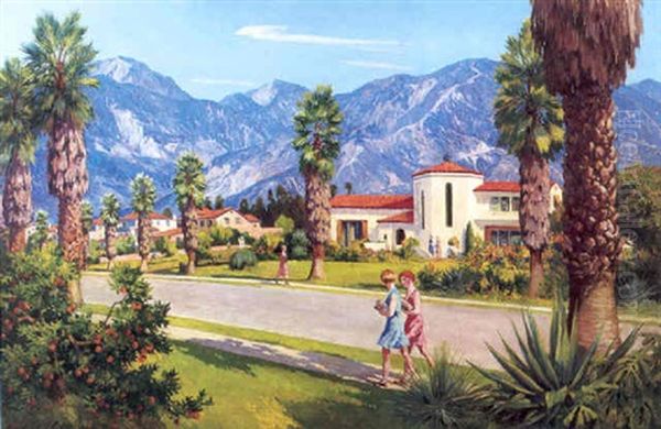 Altadena Oil Painting by Christian Siemer