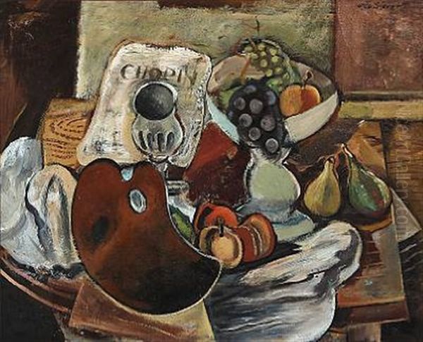 Still Life Oil Painting by Otto Sievert