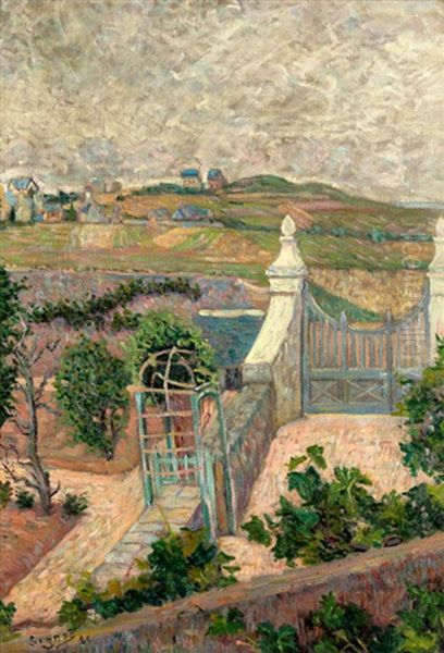 Saint Briac, De Ma Fenetre Oil Painting by Paul Signac