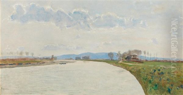 Campagna Dell'arno by Telemaco Signorini