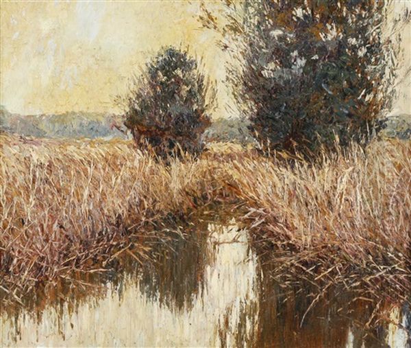 Moorlandschaft Oil Painting by Rolf Sigurd