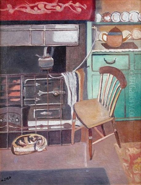 The Kitchen Oil Painting by Henry Silk