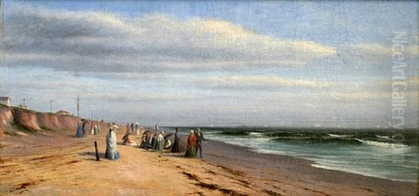 Bords De Riviere Oil Painting by Francis Augustus Silva