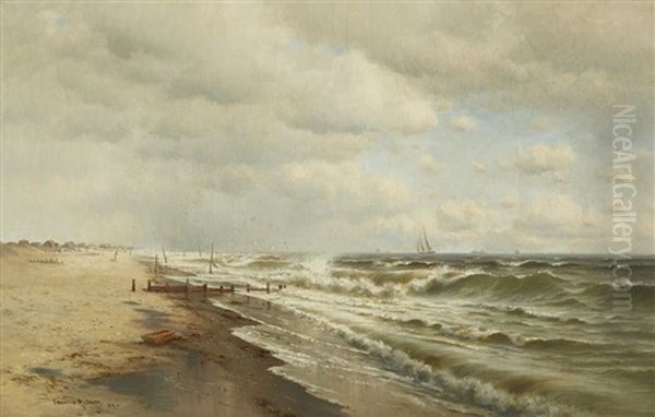 Monmouth Beach, New Jersey Oil Painting by Francis Augustus Silva