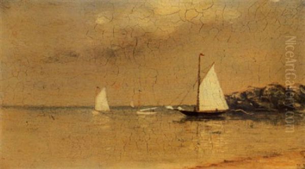 A Good Day For Sailing Oil Painting by Francis Augustus Silva