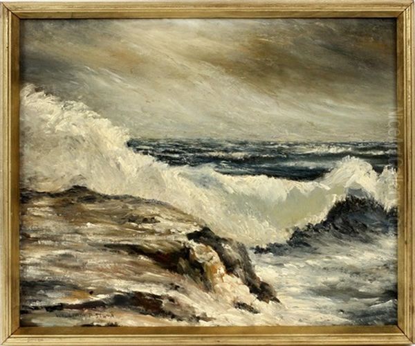 Coastal Landscape Oil Painting by William Posey Silva