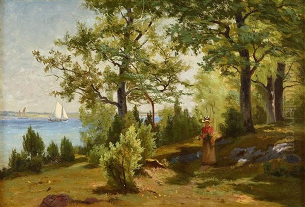 Sommarlandskap, Blekinge Oil Painting by Jacob Silven