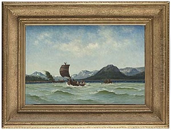 Segelturen Oil Painting by Jacob Silven