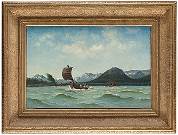 Segelturen Oil Painting by Jacob Silven