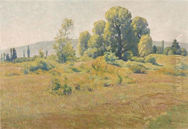 Paysage Oil Painting by Albert Henri Louis Silvestre