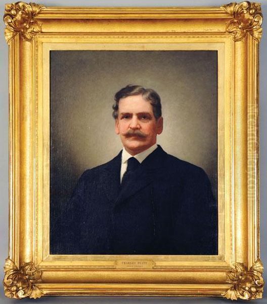 Portraitof Charles Platt,8th President Of The Insurance Companyof North America Oil Painting by Jared Bradley Flagg