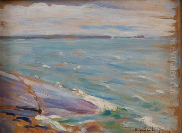 Impressionist Seascape Oil Painting by Hugo Simberg