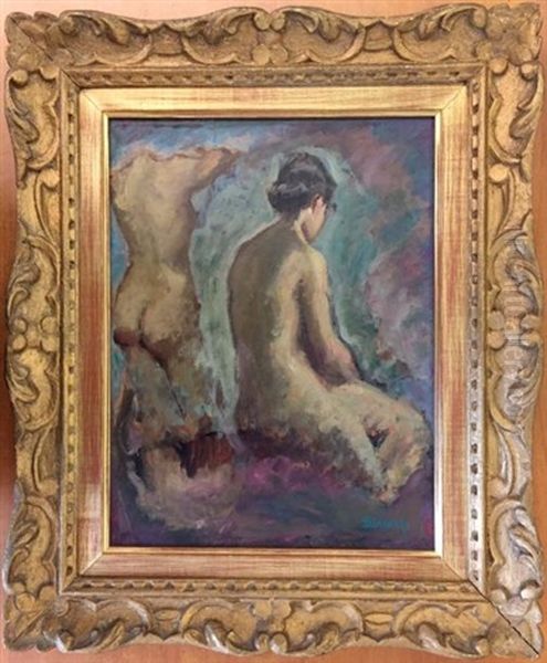 Nu De Femme Oil Painting by Lucien Simon