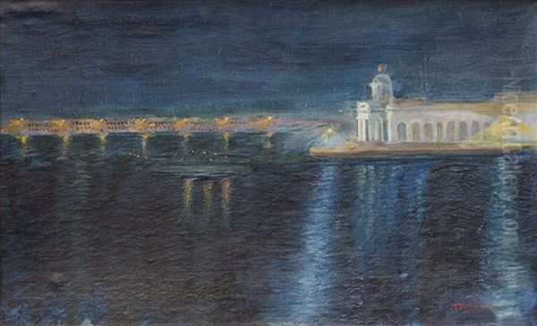 Benatky Oil Painting by Tavik Frantisek Simon