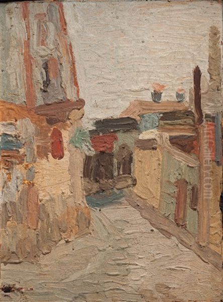 Ciudad Vieja Oil Painting by Alfredo De Simone