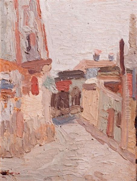 Ciudad Vieja Oil Painting by Alfredo De Simone