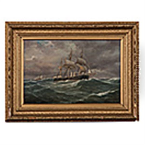 H.m.s. Julian Oil Painting by Antonio de Simone