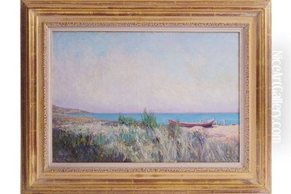 Beachscape Oil Painting by Paul Simons