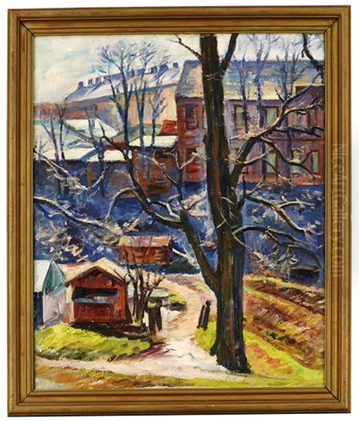 Var I Bellevueparken Oil Painting by Birger Simonsson