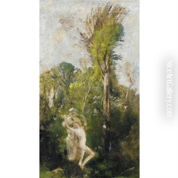 The Wood Nymph Oil Painting by Charles Sims