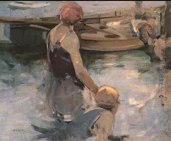 The Bathers Oil Painting by Charles Sims