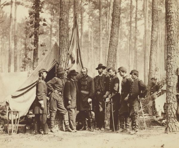 Civil War Studies Oil Painting by Mathew B. Brady